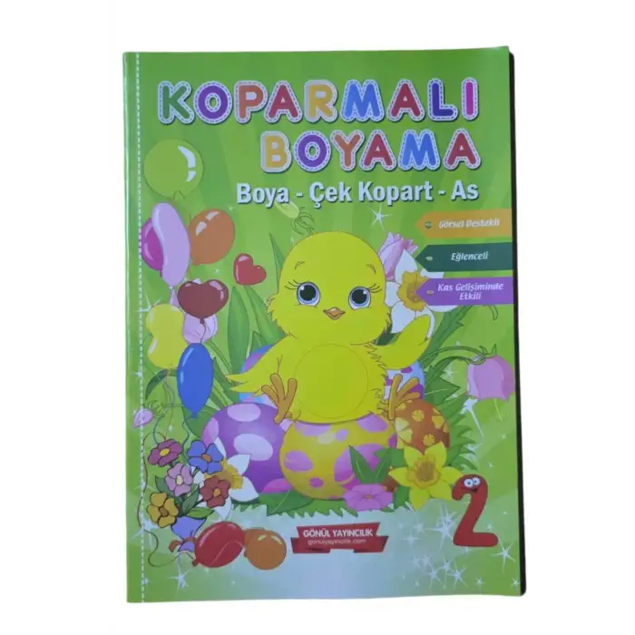 Koparmalı Boyama Defteri 2 - Boya Kopar Sergile