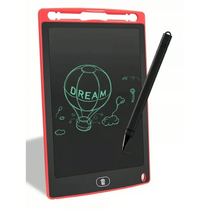 8.5 İnç Pilli Yazı Tahtası & Çizim Tableti - Silinebilir Not Yazma Eğitim Yazı Tahtası