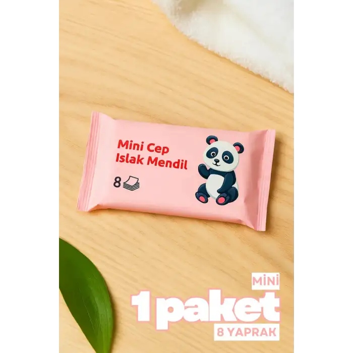 Mini Boy - Cep Islak Mendil 1 Adet - 8 Yaprak