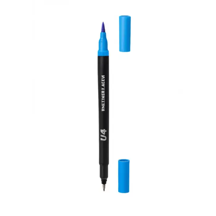 U4 Çift Taraflı Fineliner  Kalem