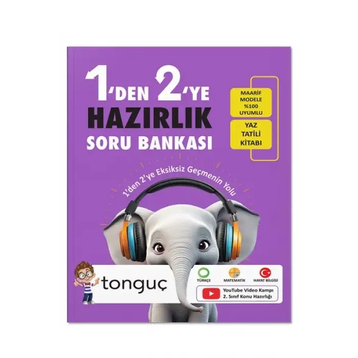 1den 2ye Hazırlık Kitabı - Tonguç Yayınları