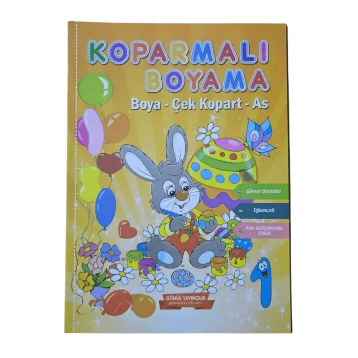 Koparmalı Boyama Defteri 1 - Boya Kopar Sergile