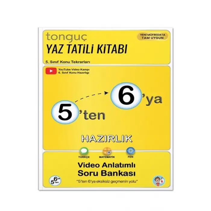 5ten 6ya Hazırlık Kitabı - Tonguç Yayınları