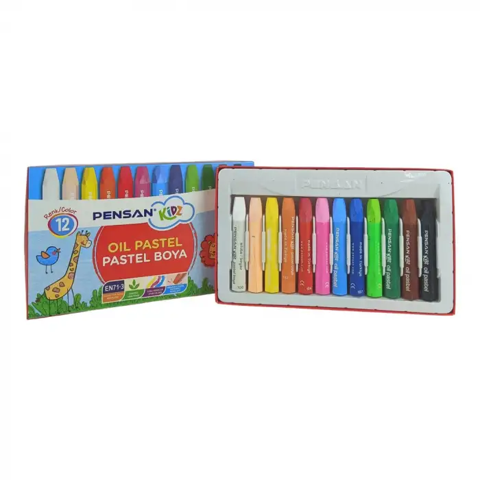 Pensan Kidz 12 Renk Oil Pastel Boya