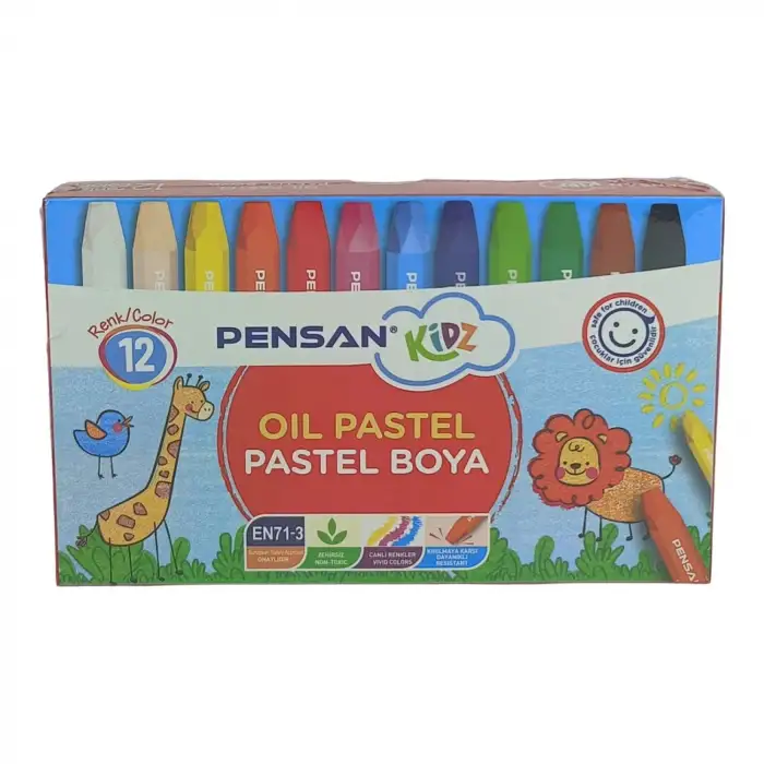 Pensan Kidz 12 Renk Oil Pastel Boya
