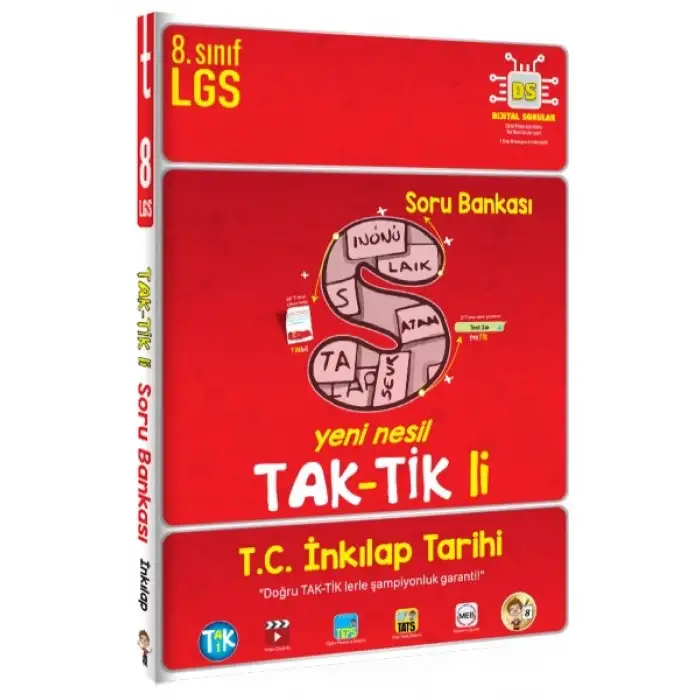 8. Sınıf T.C. İnkılap Tarihi ve Atatürkçülük Taktikli Soru Bankası - Tonguç Yayınları
