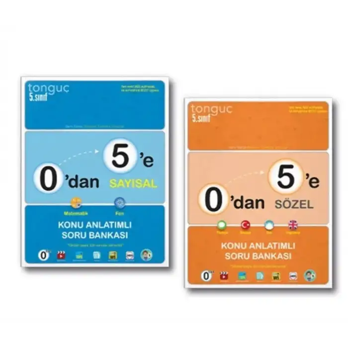 0dan 5e Konu Anlatımlı Soru Bankası Seti - Tonguç Yayınları