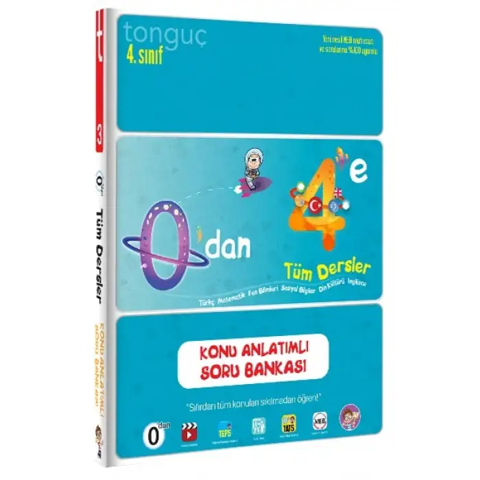 0dan 4e Konu Anlatımlı Soru Bankası Seti - Tonguç Yayınları