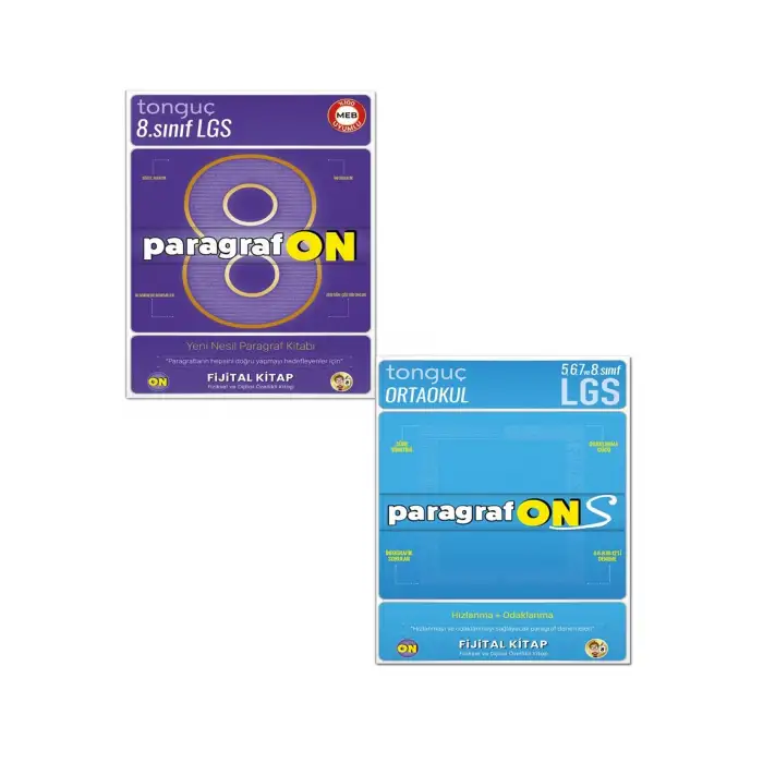 ParagrafON + ParagrafONS - 5,6,7. Sınıf ve LGS Paragraf Soru Bankası - Tonguç Akademi