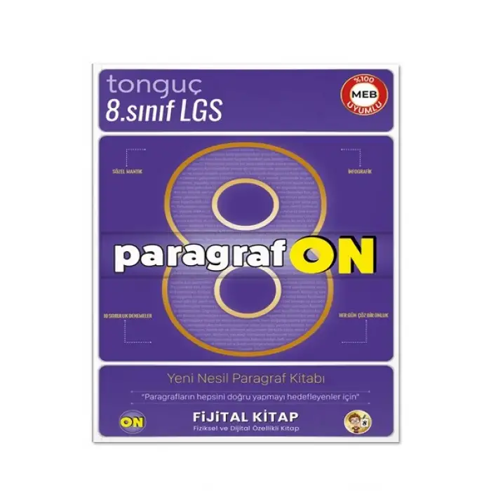 ParagrafON + Paragrafta Son Nokta LGS Paragraf Soru Bankası - Tonguç Akademi