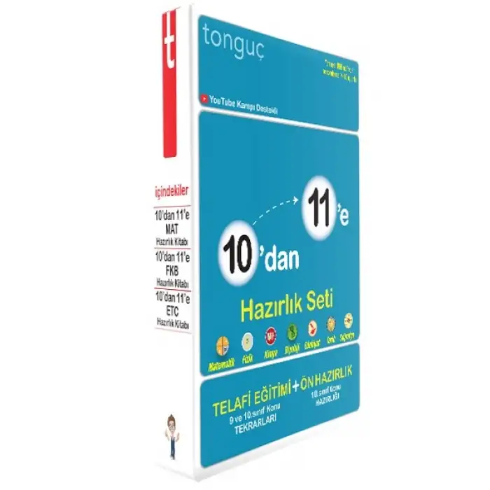 10dan 11e Hazırlık Seti Tüm Dersler - Tonguç Yayınları