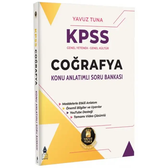 KPSS Coğrafya Konu Anlatımlı Soru Bankası Yavuz Tuna Yayınları
