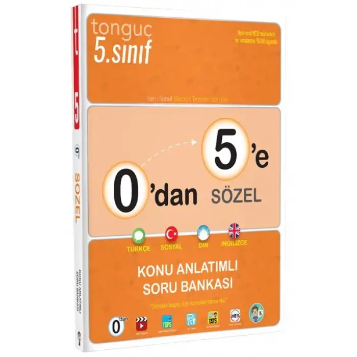 0dan 5e Sözel Konu Anlatımlı Soru Bankası - Tonguç Yayınları