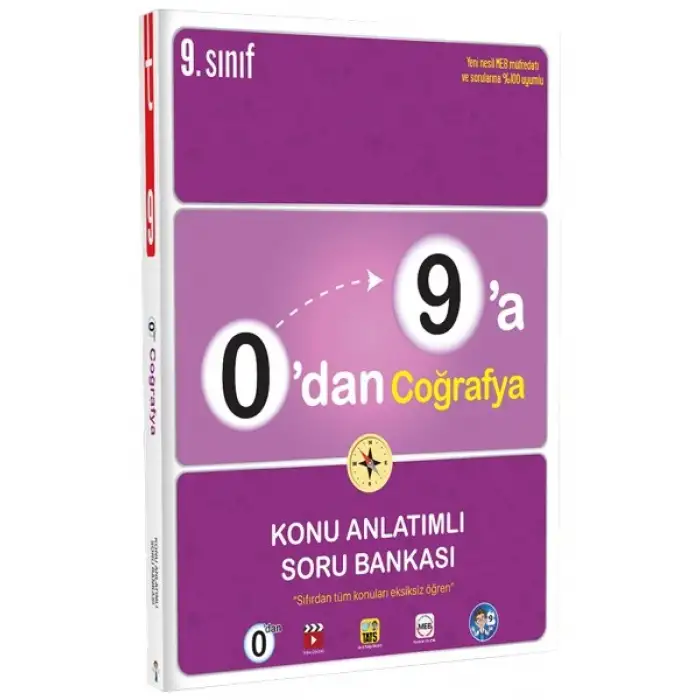 0dan 9a Coğrafya Konu Anlatımlı Soru Bankası - Tonguç Yayınları
