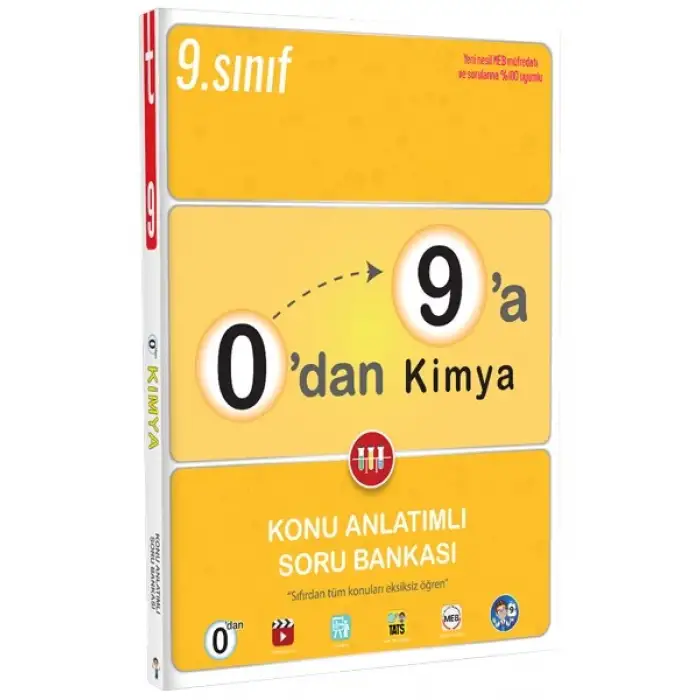 0dan 9a Kimya Konu Anlatımlı Soru Bankası - Tonguç Yayınları