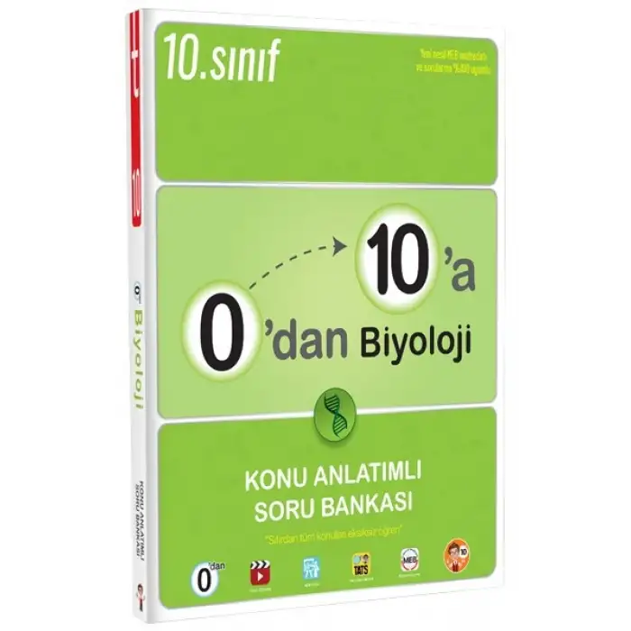 0dan 10a Biyoloji Konu Anlatımlı Soru Bankası - Tonguç Yayınları