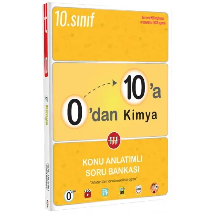 0dan 10a Kimya Konu Anlatımlı Soru Bankası - Tonguç Yayınları