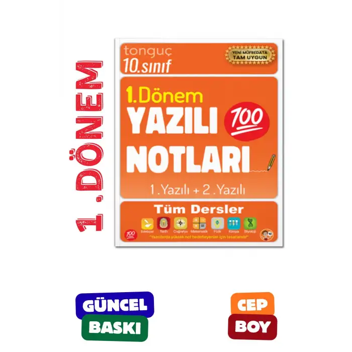 10. Sınıf Yazılı Notları 1. Dönem 1 ve 2. Yazılı - Tonguç Yayınları