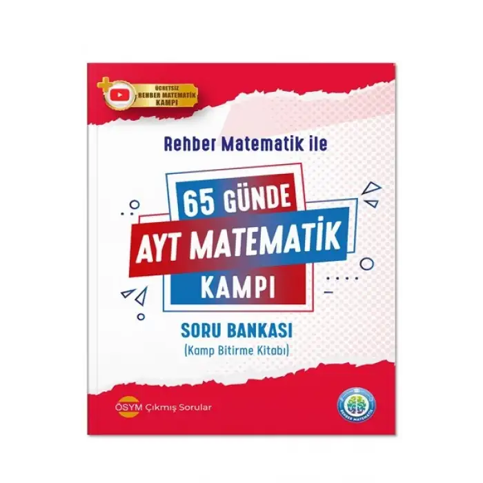 65 Günde AYT Matematik Video Ders Notları ve Kamp Kitabı - Rehber Matematik