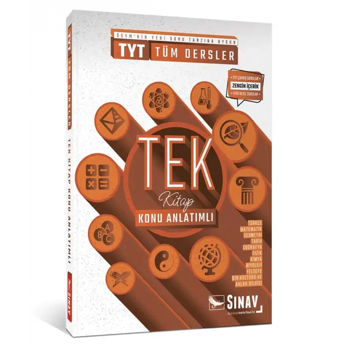 TYT Tüm Dersler Konu Anlatımlı Tek Kitap - Sınav Yayınları