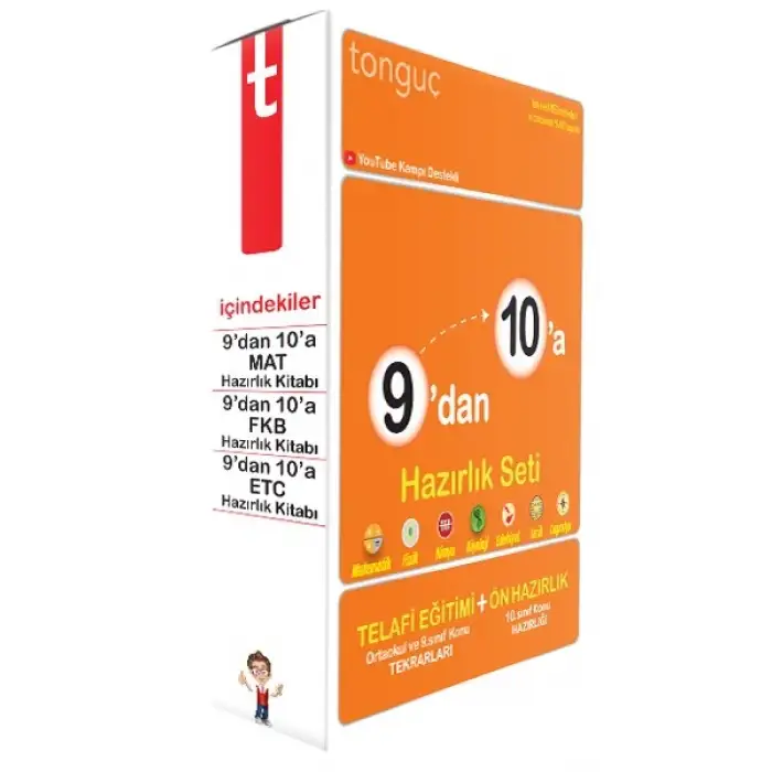 9dan 10a Hazırlık Seti - Tüm Dersler - Tonguç Yayınları