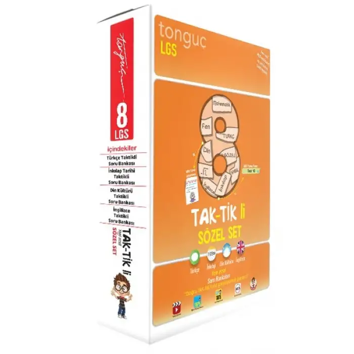 8. Sınıf Taktikli SAYISAL ve SÖZEL Set Soru Bankası - Tonguç Yayınları
