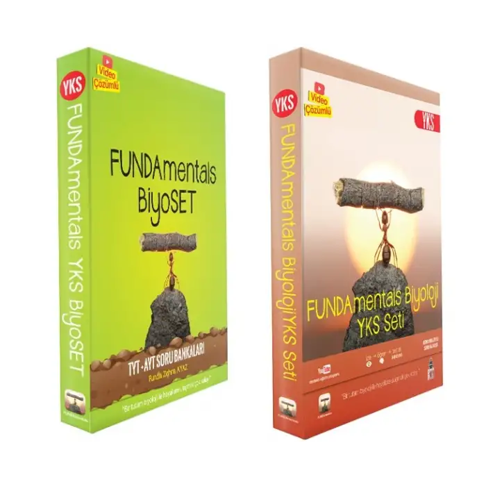 FUNDAmentals Biyoloji Seti - AYT ve TYT Konu Anlatımı ve Soru Bankası - 4 Kitap
