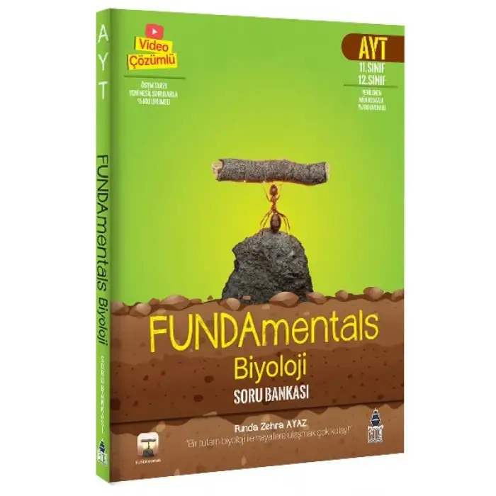 FUNDAmentals Biyoloji Seti - AYT ve TYT Konu Anlatımı ve Soru Bankası - 4 Kitap