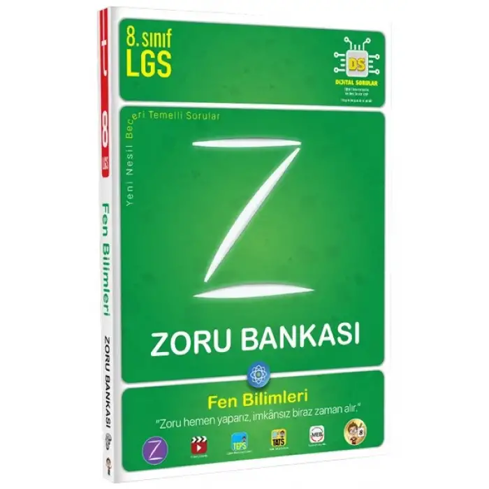 8. Sınıf Fen Bilimleri Zoru Bankası - Tonguç Yayınları
