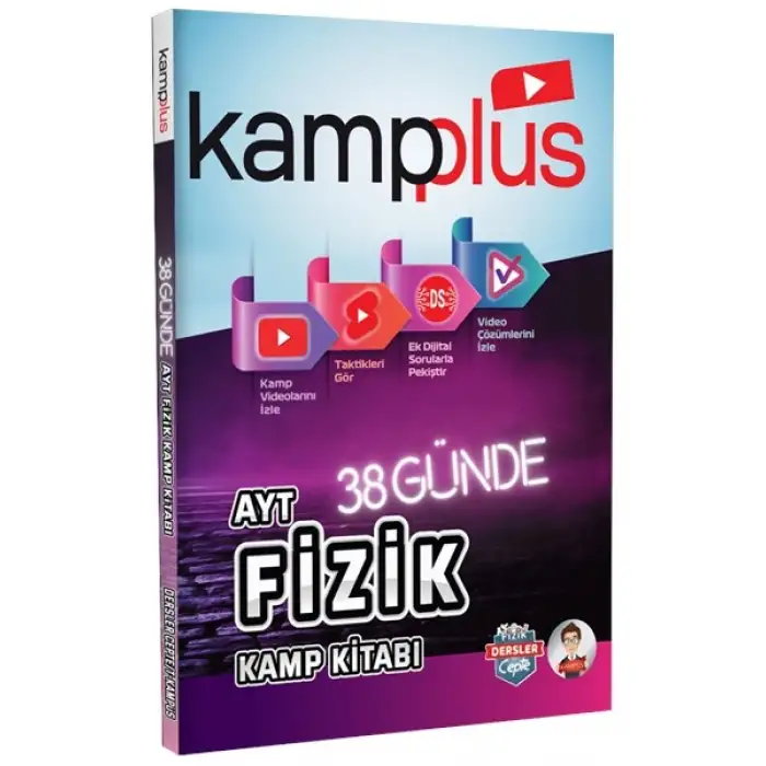 Kampplus 29 Günde TYT ve 38 Günde AYT Fizik Kampı Video Anlatımlı Kamp Kitabı