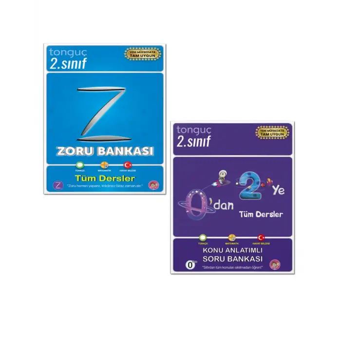 2. Sınıf Zoru Bankası ve 0dan 2ye Konu Anlatımlı Soru Bankası
