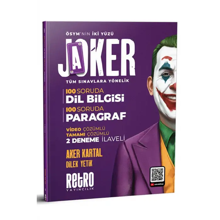JOKER TÜM SINAVLARA YÖNELİK DİL BİLGİSİ / PARAGRAF SORU BANKASI Aker6666