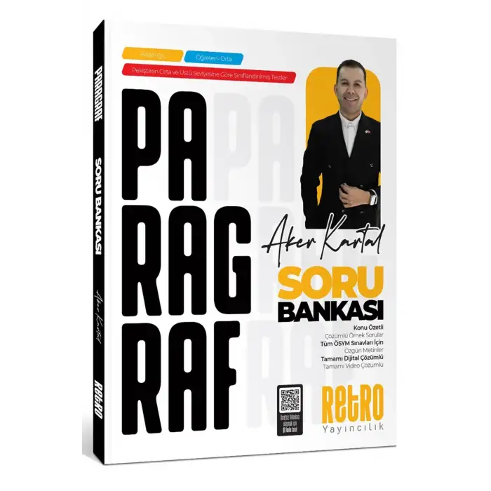 Aker Kartal Tüm Adaylar için Paragraf Soru Bankası Retro Yayıncılık