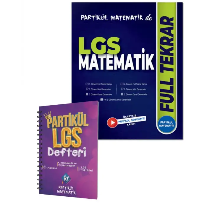 8. Sınıf LGS Matematik Full Tekrar + LGS Planlama Defteri