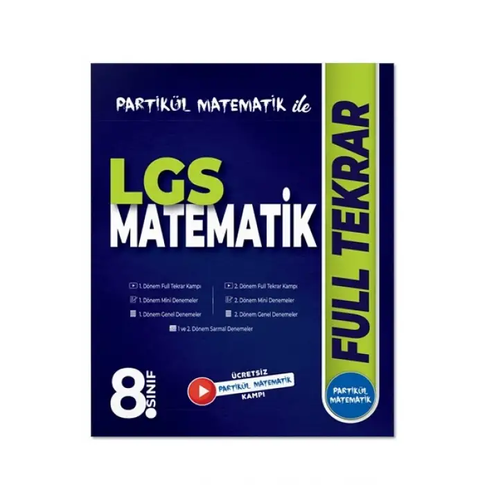 8. Sınıf LGS Matematik Full Tekrar + LGS Planlama Defteri