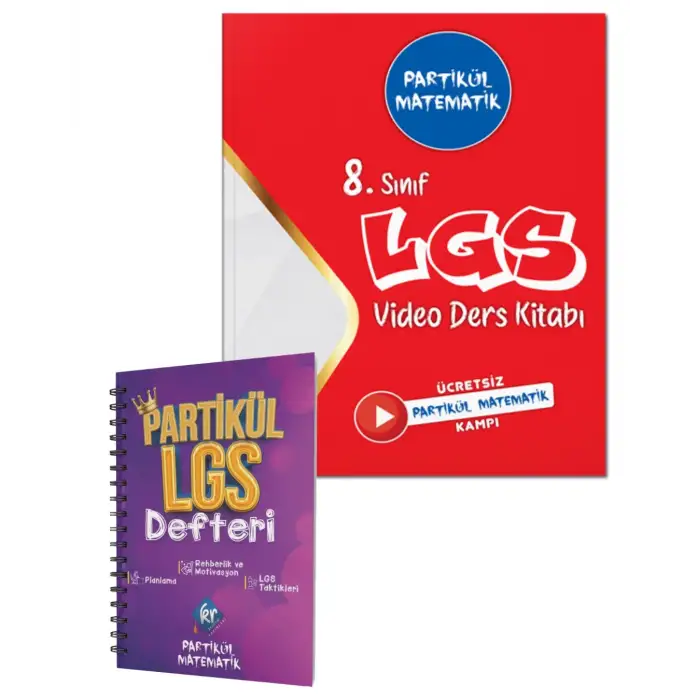 8. Sınıf Partikül Matematik Video Ders Kitabı + LGS Planlama Defteri