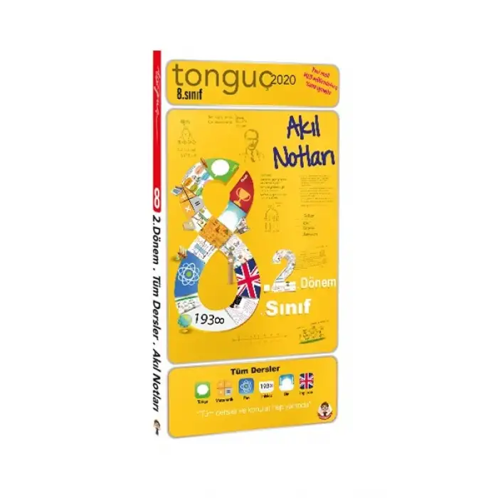 8.2 Akıl Notları Cep Boy 8. Sınıf 2. Dönem Ders Notları - Tonguç Yayınları