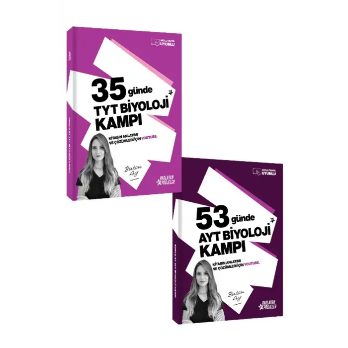 2027 35 Günde TYT Biyoloji ve 53 Günde AYT Biyoloji Kampı İkili Set Burcu Ay