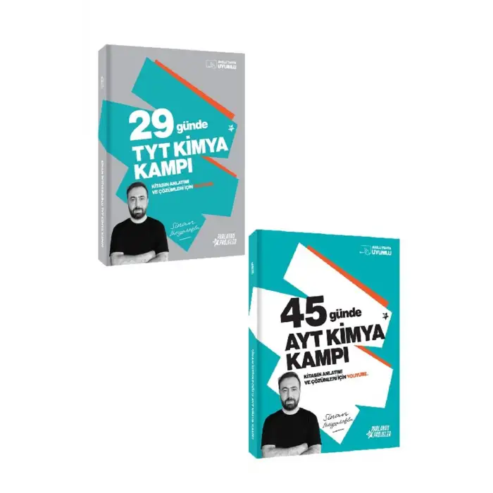 2027 29 Günde TYT ve 45 Günde AYT Kimya Kampları İkilisi Sinan İhtiyaroğlu