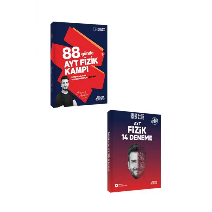 2027 AYT Fizik Erken Hazırlık Seti Kamp Kitabı ve Deneme İkilisi Özcan Aykın