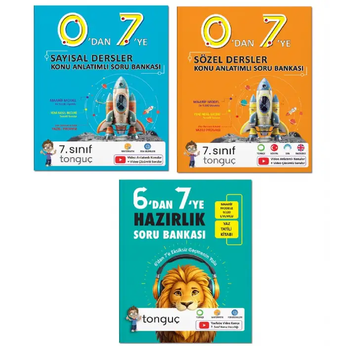 6dan 7ye Hazırlık Seti (MAARİF MODEL) - Tonguç Yayınları