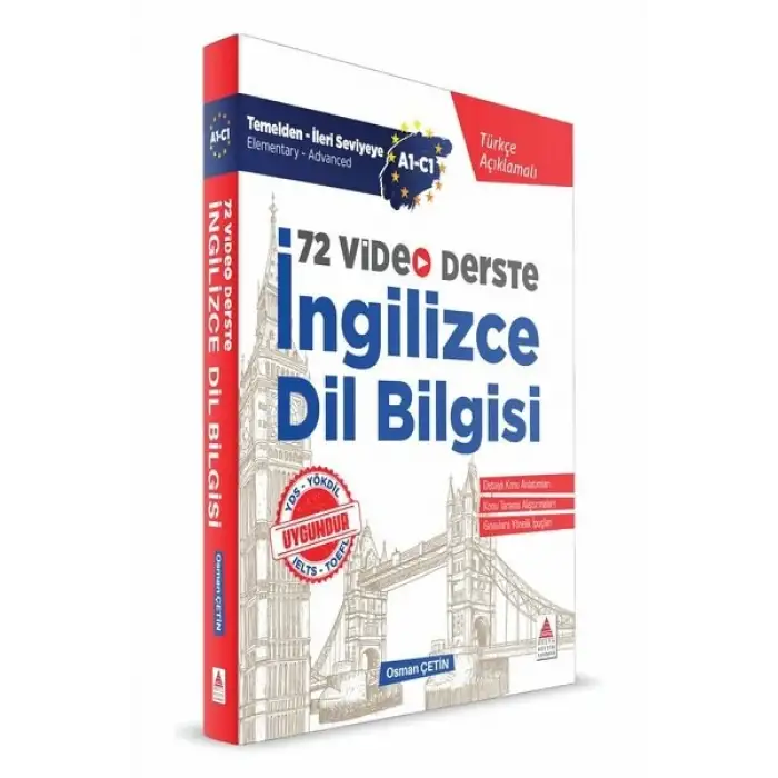 İngilizce Dil Bilgisi (72 Video Derste)- Delta Kültür Yayınevi