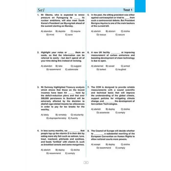 YDS Vocabulary - YDS İngilizce Kelimeler - Delta Kültür Yayınevi