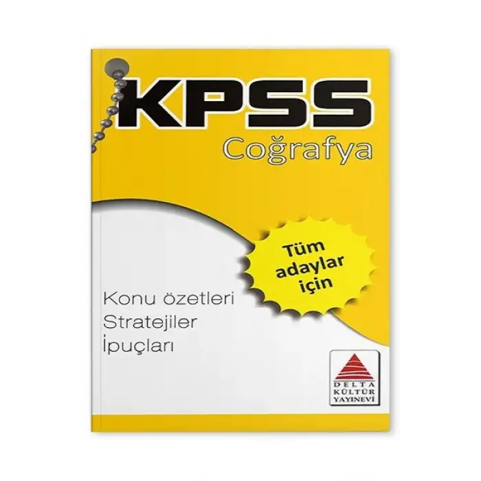 KPSS Coğrafya Strateji Kartları - Delta Kültür Yayınevi
