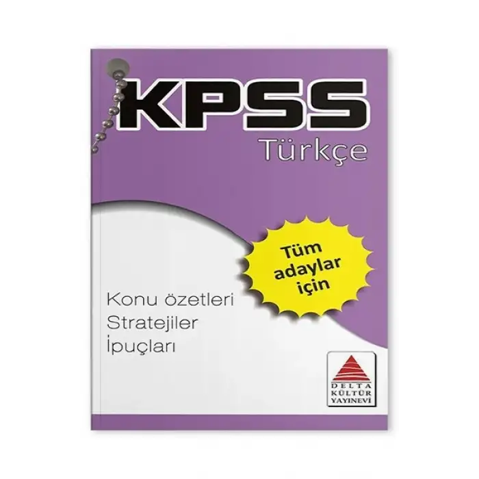 KPSS Türkçe Strateji Kartları - Delta Kültür Yayınevi