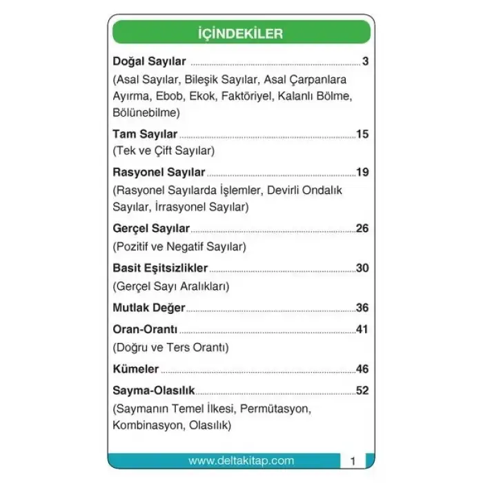 KPSS Matematik Strateji Kartları - Delta Kültür Yayınevi
