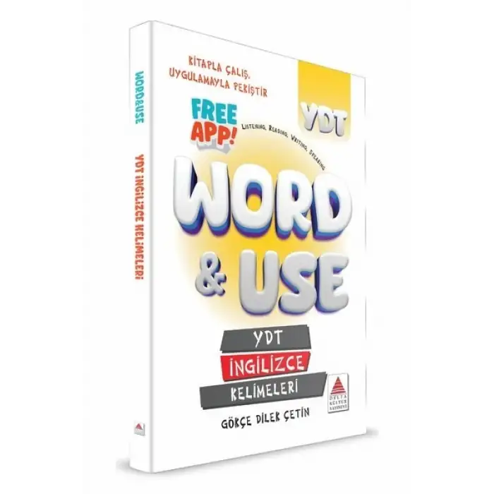 YDT İngilizce Kelimeleri (word and use) -  Delta Kültür Yayınevi