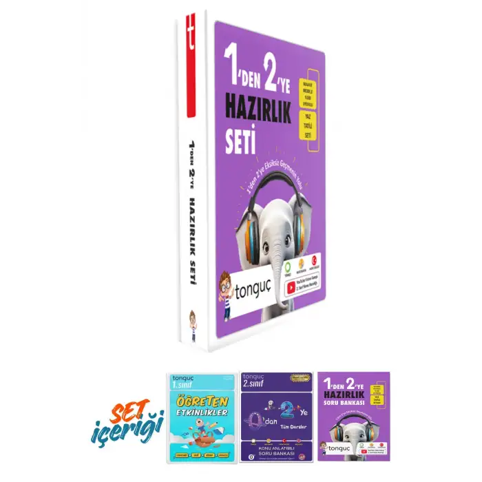 1den 2ye Hazırlık Seti - Tonguç Yayınları