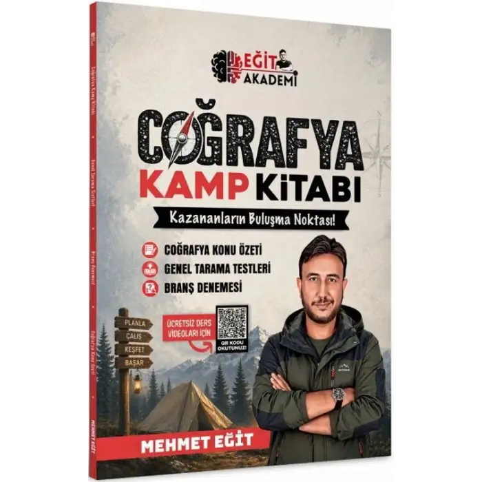 MEB AGS KPSS Coğrafya Kamp Kitanı - Eğit Akademi - Mehmet EĞİT