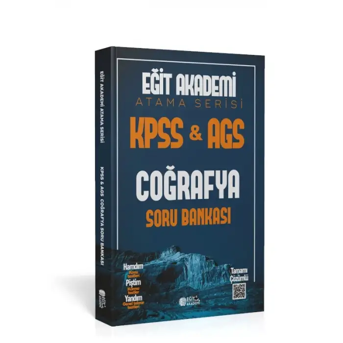 KPSS - AGS ATAMA SERİSİ Coğrafya  Soru Bankası  - Eğit Akademi